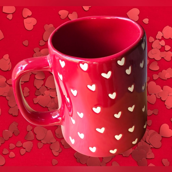 New Rae Dunn Red XOXO Heart Mug - Picture 2 of 4